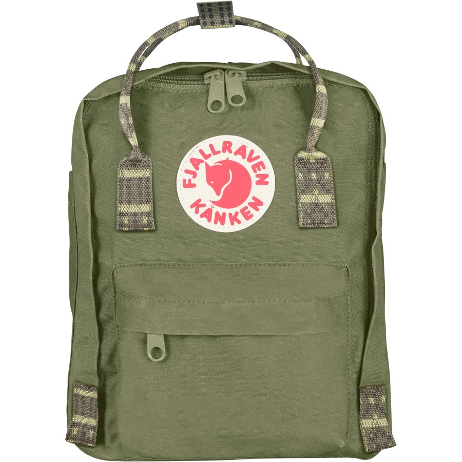 Fjällräven Kånken Mini Green-Folk Pattern