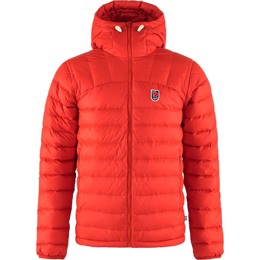 True Red Fjällräven Expedition Pack Down Hoodie M