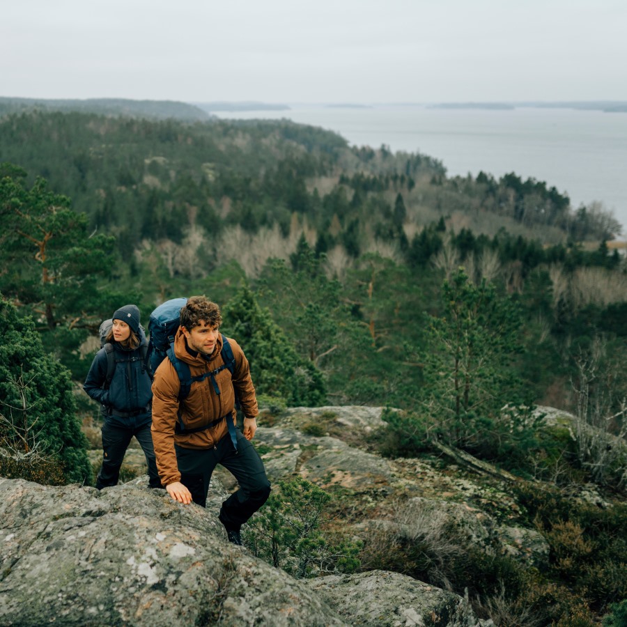 Dark Navy-Uncle Blue Fjällräven Keb Trousers M Reg