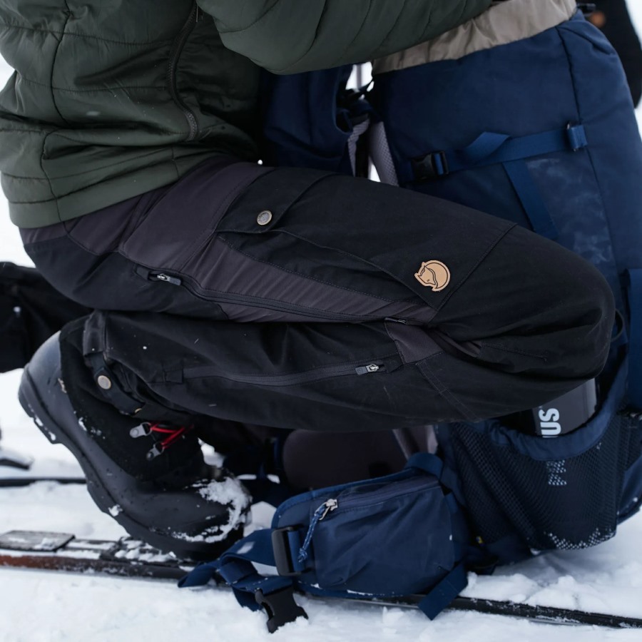 Dark Navy-Uncle Blue Fjällräven Keb Trousers M Reg