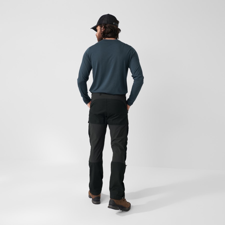 Dark Navy-Uncle Blue Fjällräven Keb Trousers M Reg