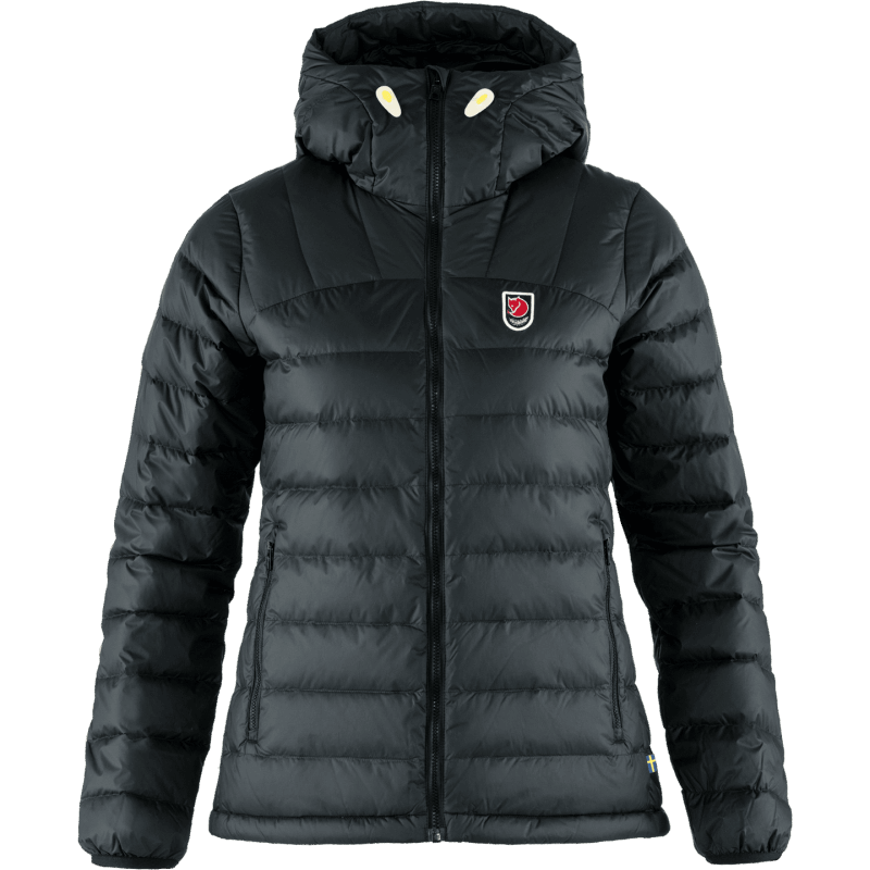 Black Fjällräven Expedition Pack Down Hoodie W