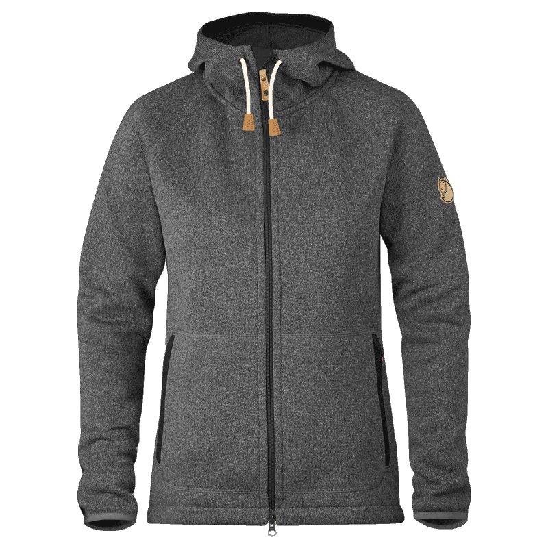 Fjällräven Dark Grey Övik Fleece Hoodie W