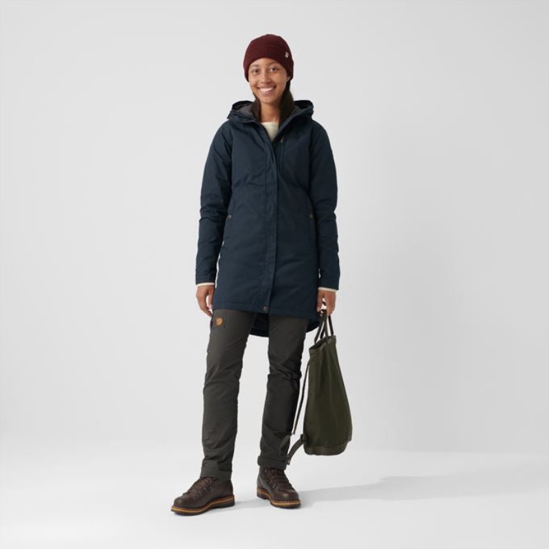 Kiruna Padded Parka W - 2 Colours Fjällräven Green