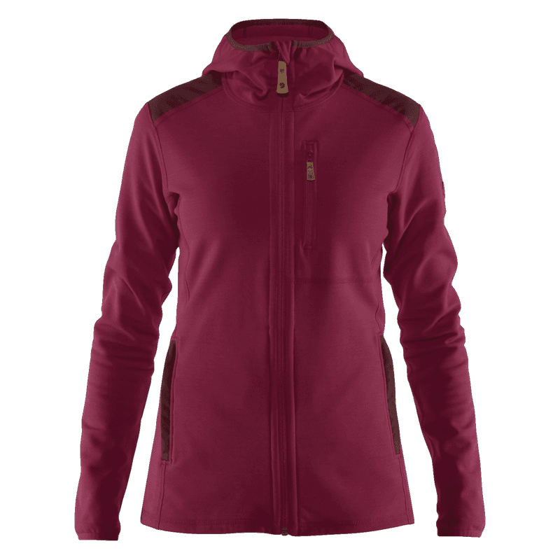 Fjällräven Keb Fleece Hoodie W Plum/Dark Garnet