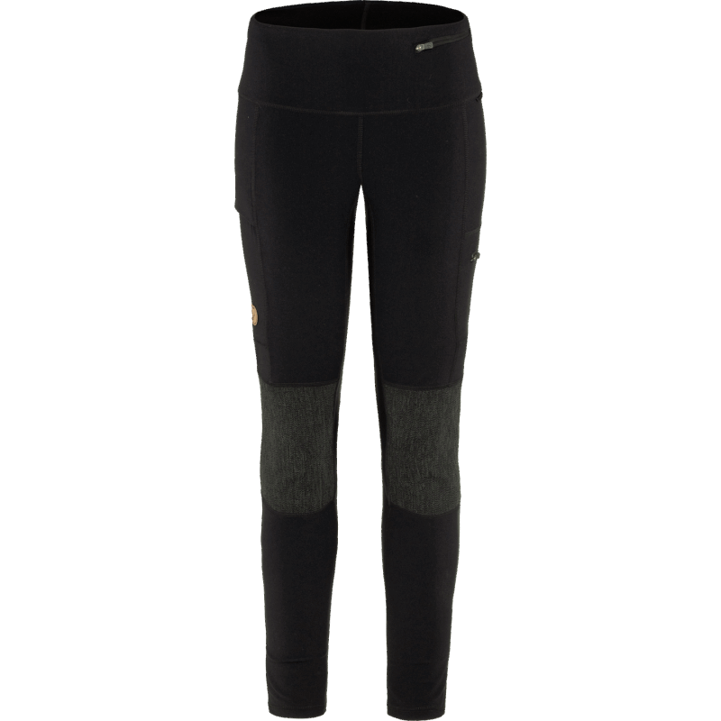 Black Fjällräven Brand Abisko Trekking Tights W