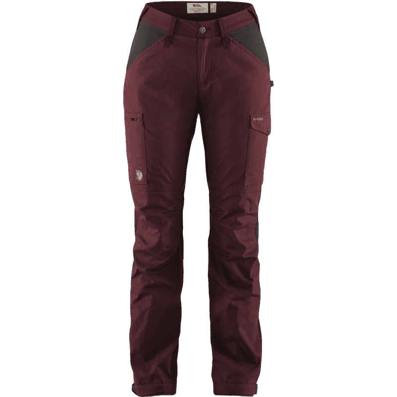 Kaipak Trousers Curved W - D Garnet D Grey Dark Garnet/Dark Grey Fjällräven