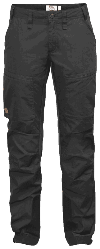 Dark Grey Abisko Lite Trekking Trousers W Short Fjällräven Brand