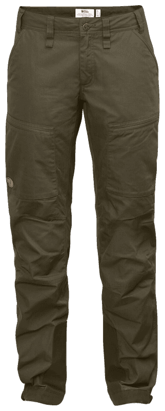 Abisko Lite Trekking Trousers W - D Olive D Olive Fjällräven Dark Olive-Dark Olive