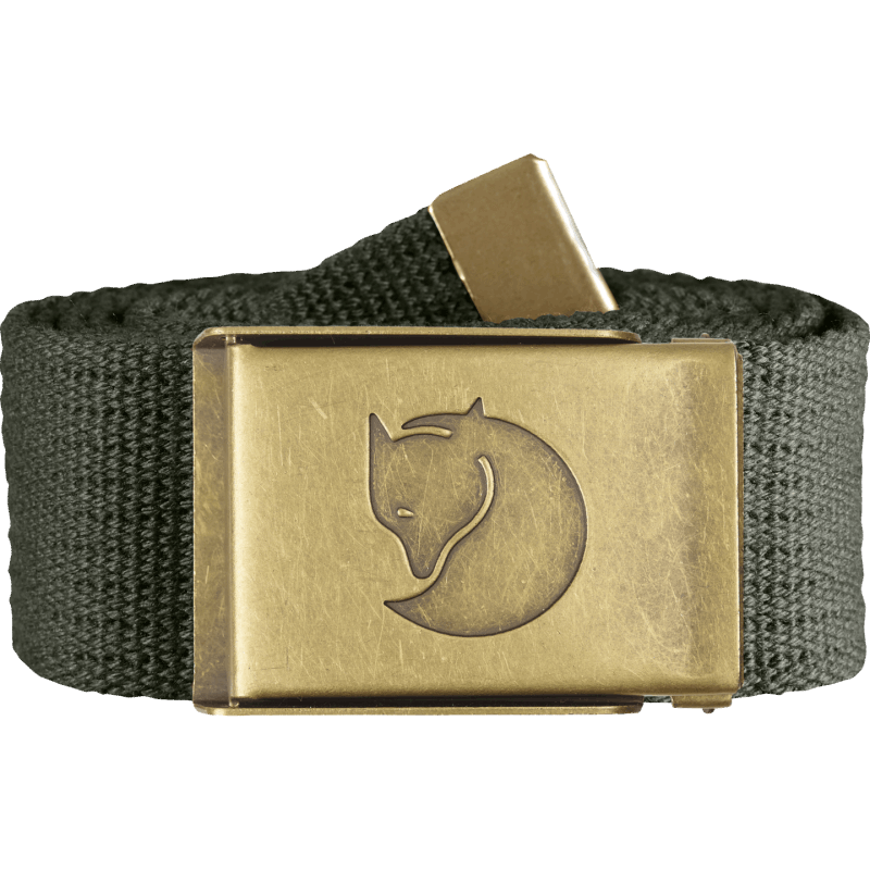 Fjällräven Canvas Brass Belt 4Cm Mountain Grey