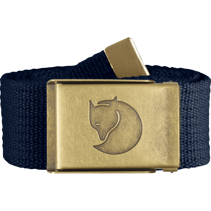 Canvas Brass Belt 4Cm Fjällräven Dark Navy