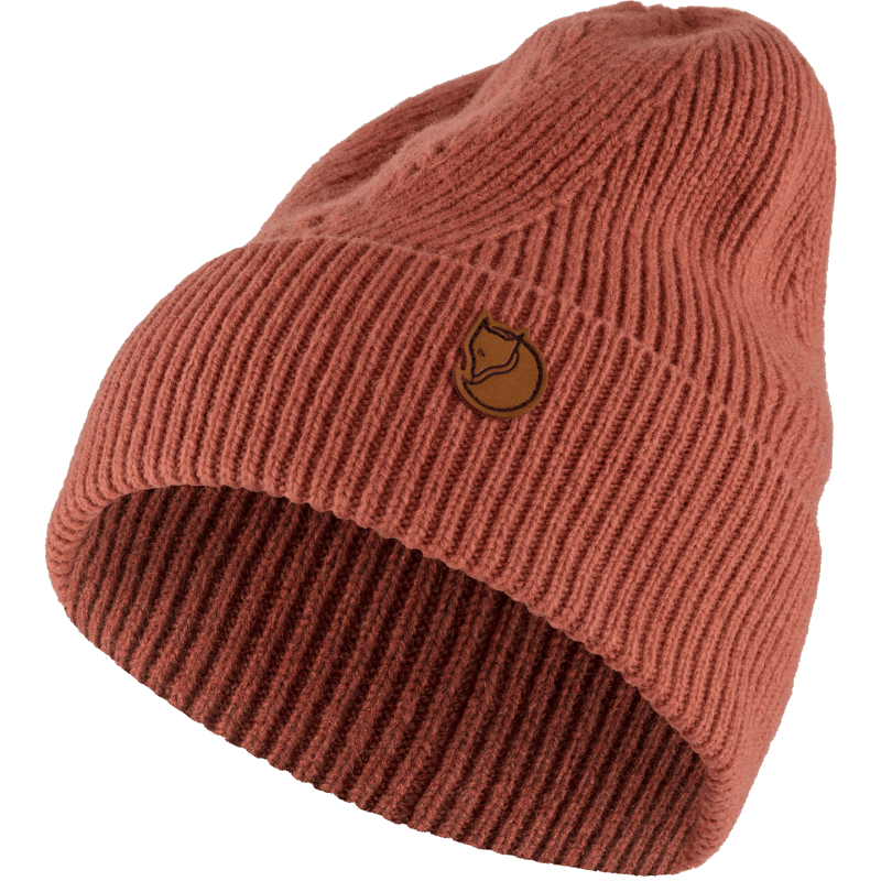 Fjällräven Directional Rib Beanie Terracotta Pink