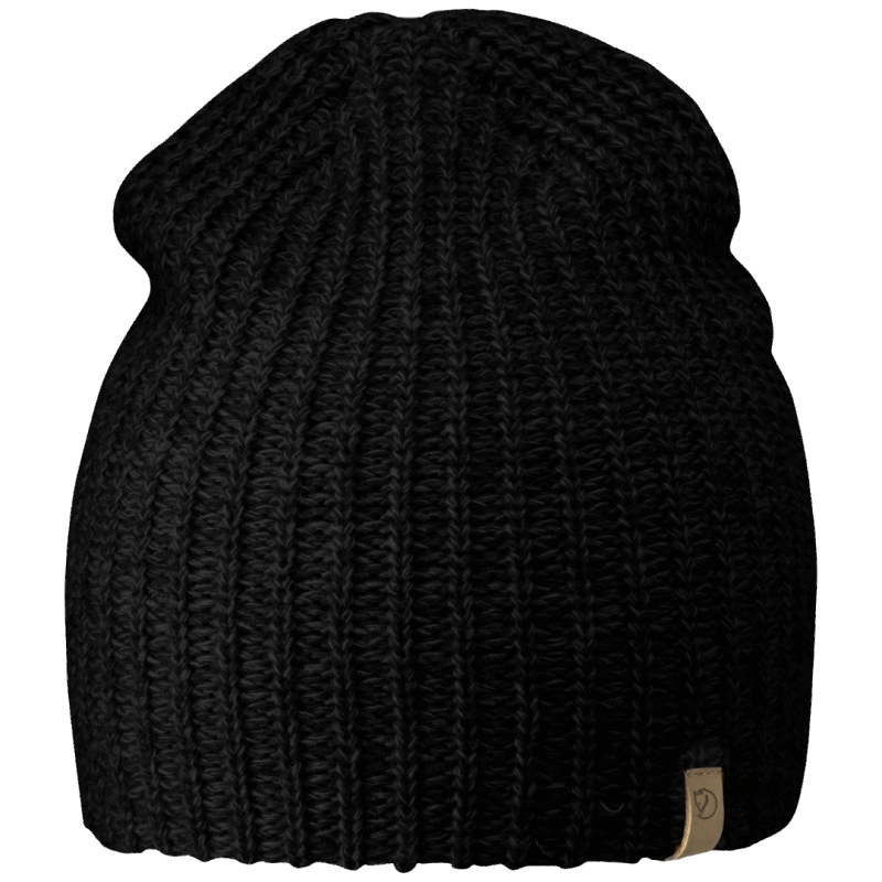 Black Fjällräven Övik Melange Beanie
