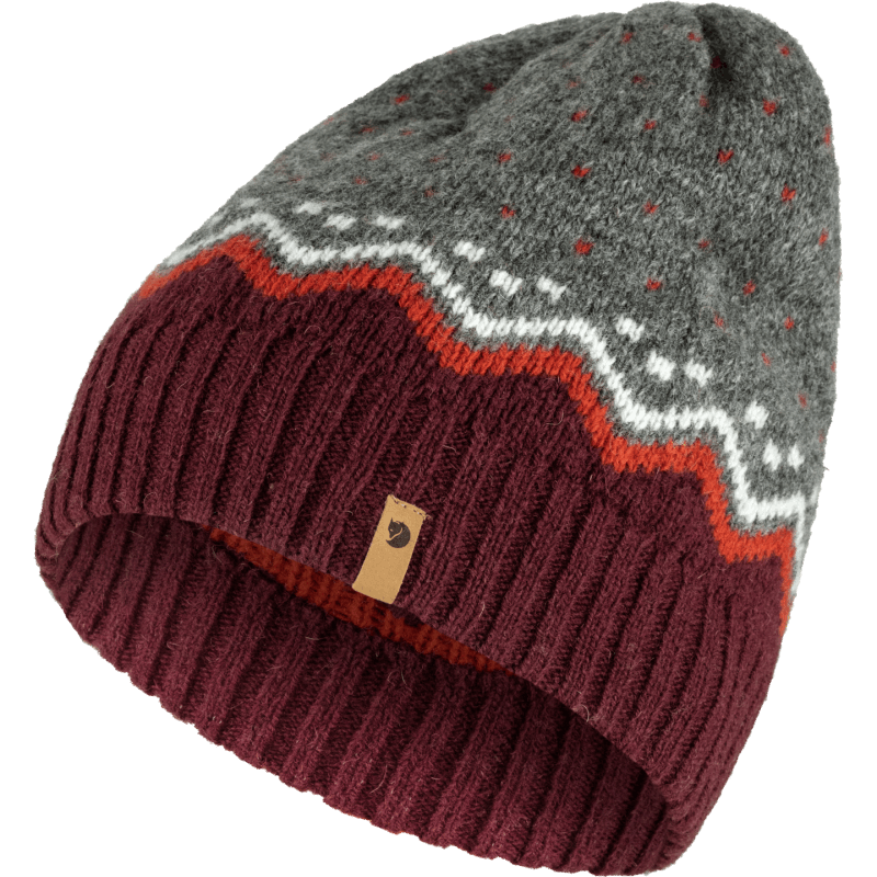 Övik Knit Hat - 3 Colours Fjällräven Dark Garnet