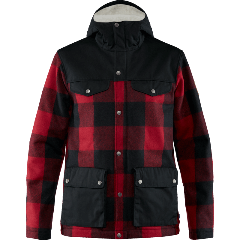 Greenland Re-Wool Jacket M Fjällräven Red-Black