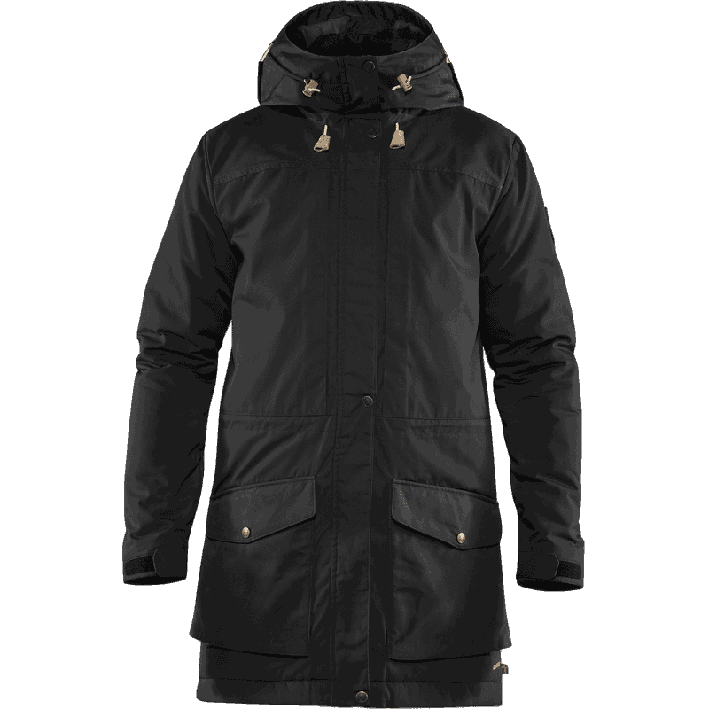 Fjällräven Black Singi Wool Padded Parka M