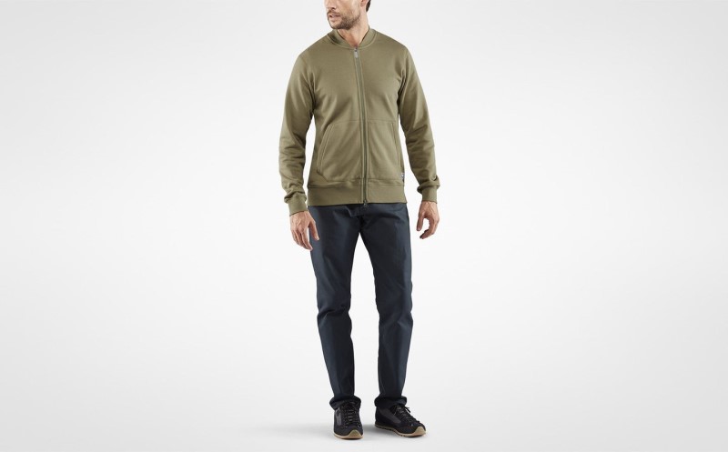 Greenland Zip Cardigan M Fjällräven Green
