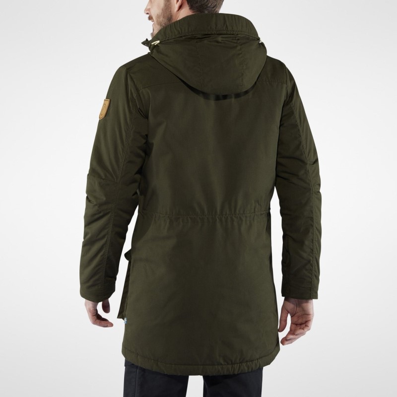 Fjällräven Singi Wool Padded Parka M - Black Black