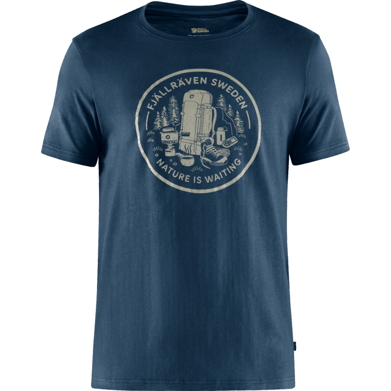Fikapaus T-Shirt M - 2 Colours Fjällräven Navy