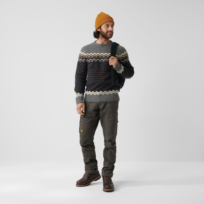 Övik Knit Sweater M Fjällräven Dark Navy