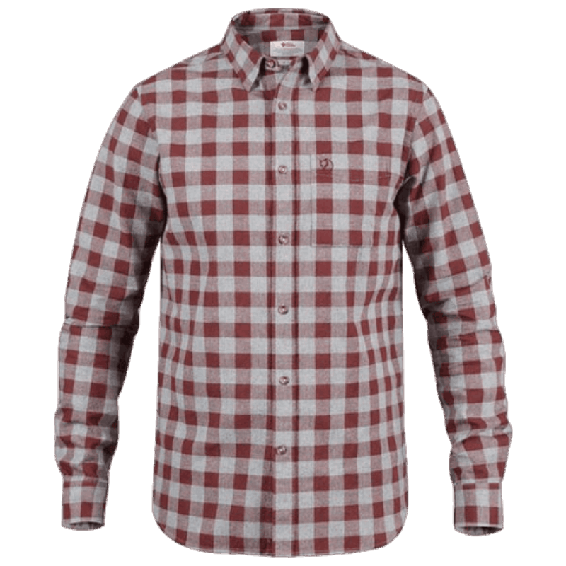 Fjällräven Övik Check Shirt Ls M Red Oak