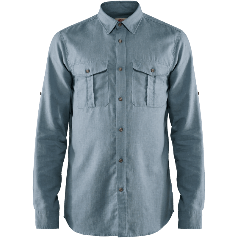 Övik Travel Shirt Ls M Clay Blue Fjällräven