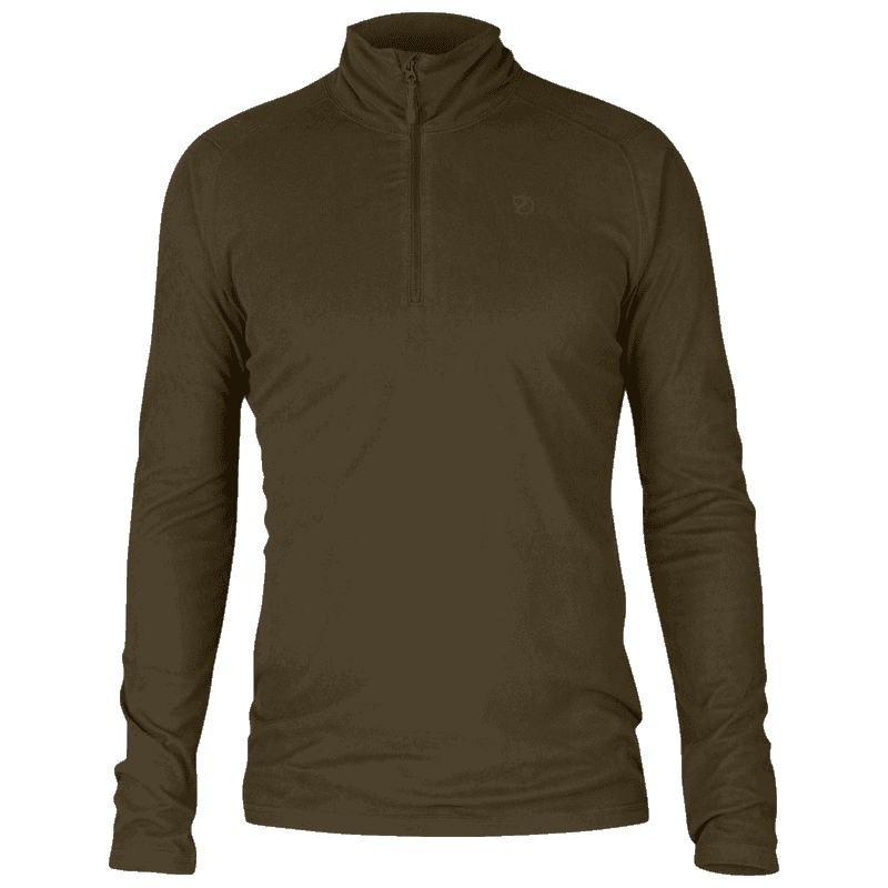 Fjällräven Dark Olive Pine Half Zip M - Dark Olive