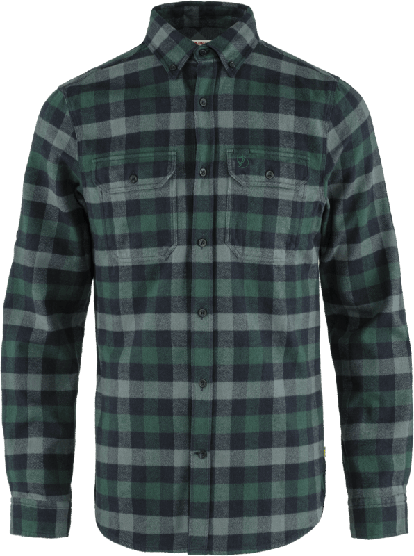 Skog Shirt M - Various Colours Arctic Green/Dark Navy Fjällräven