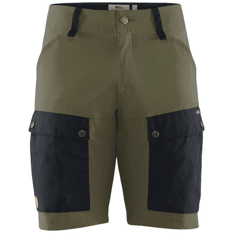 Fjällräven Keb Shorts M - D Navy Light Olive Dark Navy/Light Olive