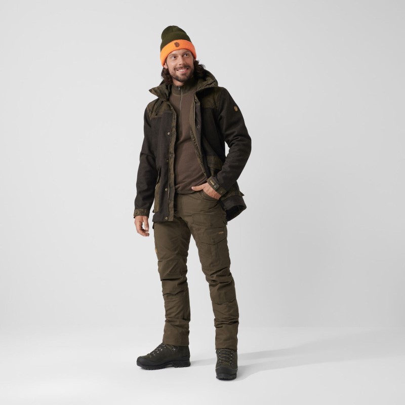 Dark Olive Barents Pro Hunting Trousers M Fjällräven