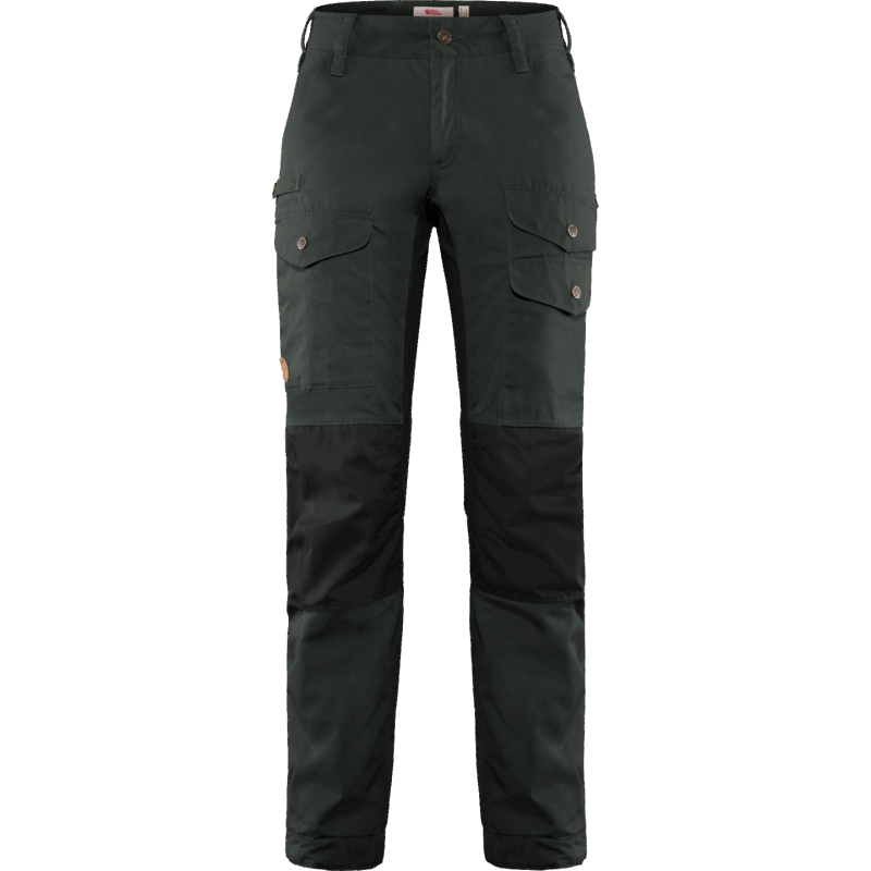 Dark Grey/Black Fjällräven Vidda Pro Ventilated Trousers M Long - Dark Grey - Black