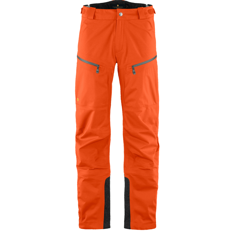 Hokkaido Orange Fjällräven Bergtagen Eco-Shell Trousers M