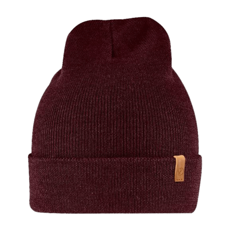 Classic Knit Hat Fjällräven Dark Garnet