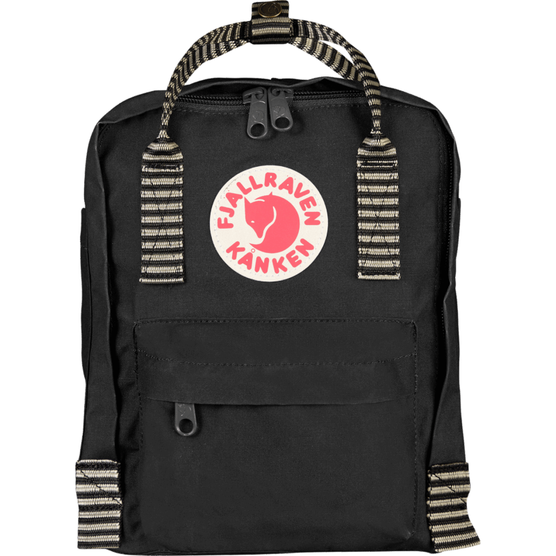 Fjällräven Black/Striped Kånken Mini - Various Colours