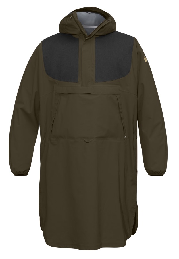 Fjällräven Dark Olive Lappland Eco-Shell Poncho