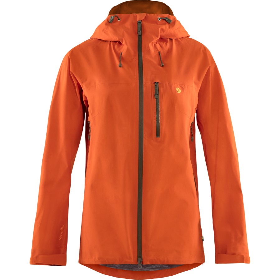 Hokkaido Orange Bergtagen Lite Eco-Shell Jacket W Fjällräven