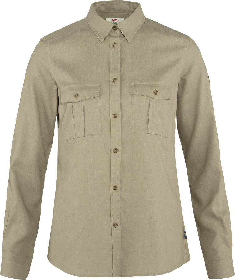 Sand Stone Övik Travel Shirt Ls W Fjällräven