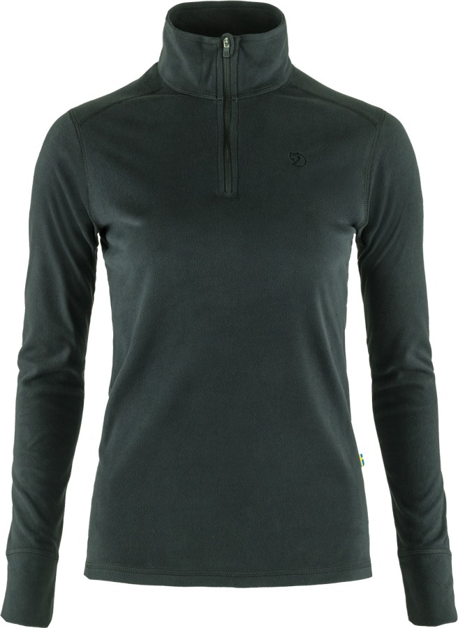 Black Fjällräven Skare Half Zip W