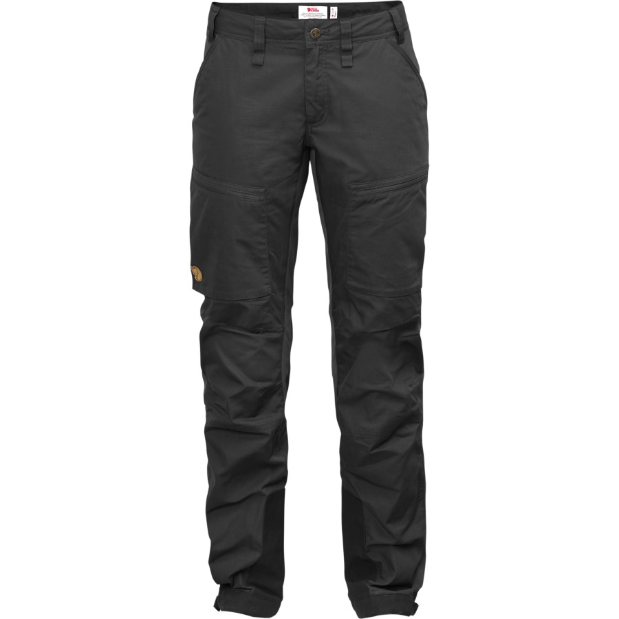 Dark Grey Fjällräven Abisko Lite Trekking Trousers W Reg