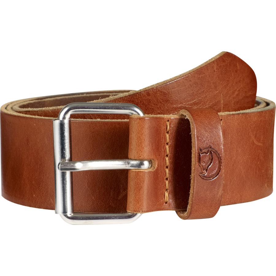Leather Cognac Singi Belt 4 Cm Fjällräven Brand