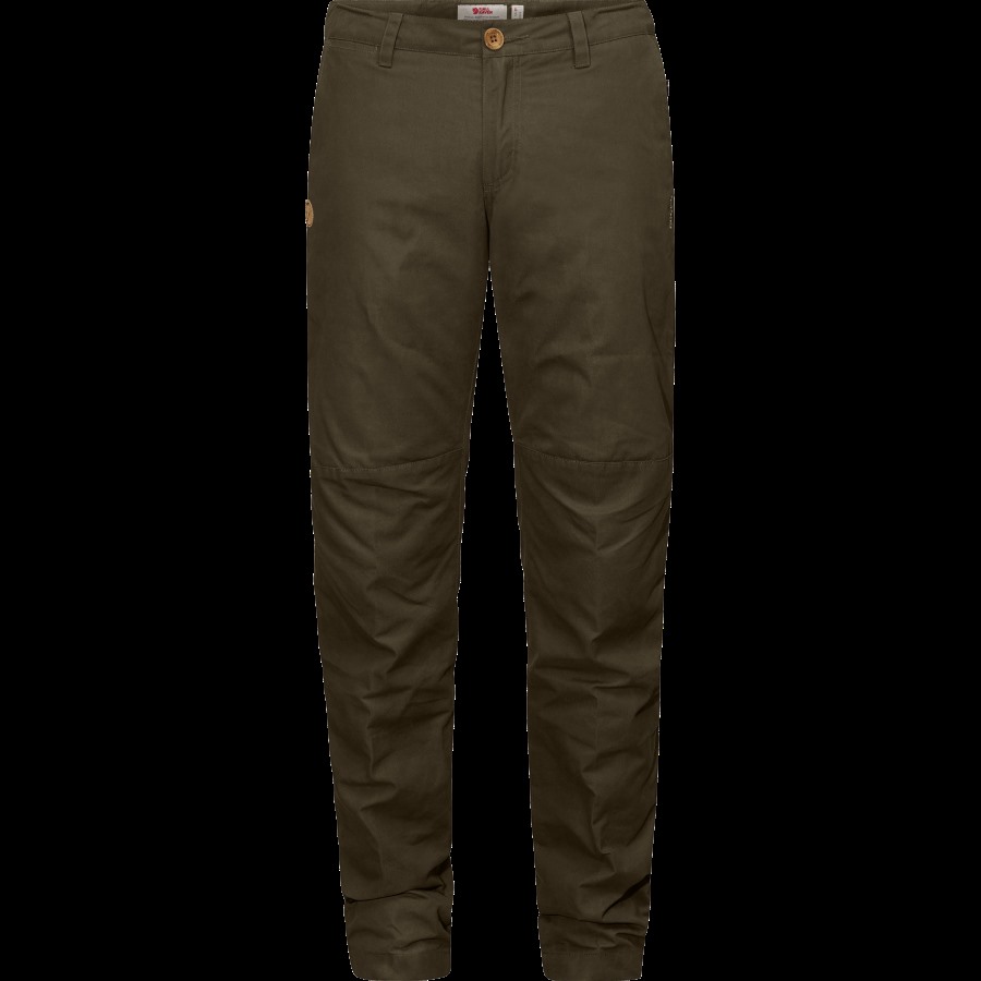 Srmland Tapered Winter Trousers W Long Dark Olive Fjällräven