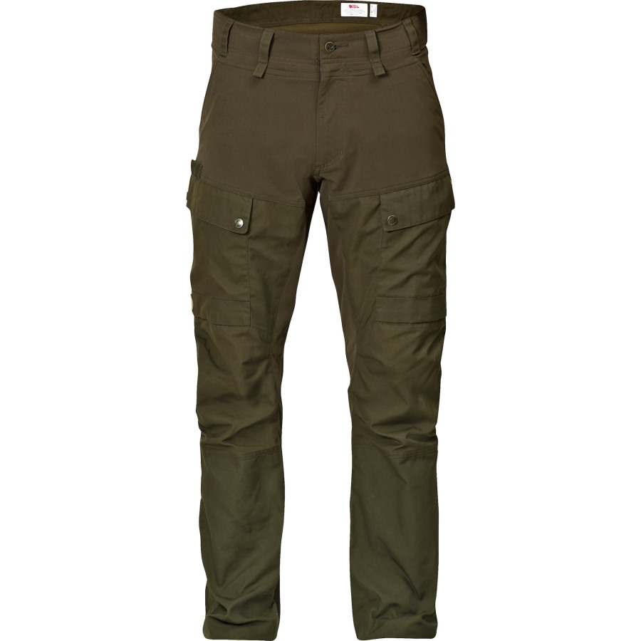Dark Olive Fjällräven Lappland Hybrid Trousers M