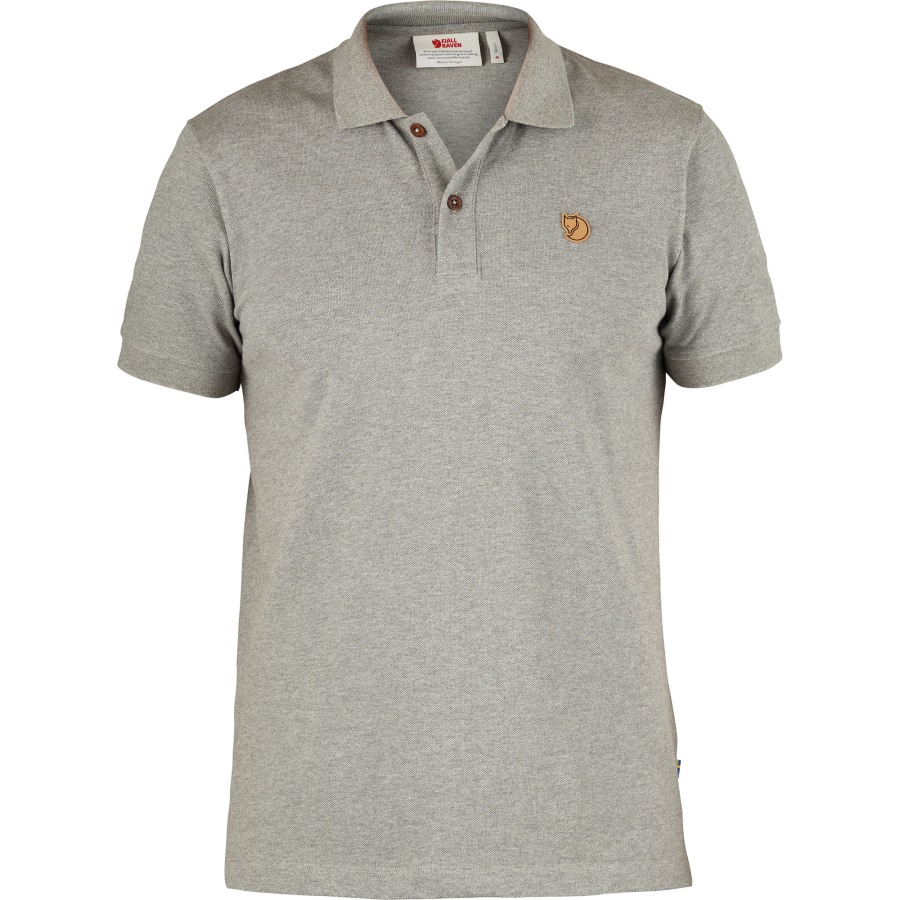 Fjällräven Grey Övik Polo Shirt M