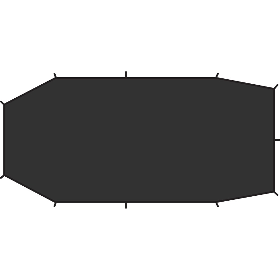 Black Fjällräven Endurance 3 Footprint