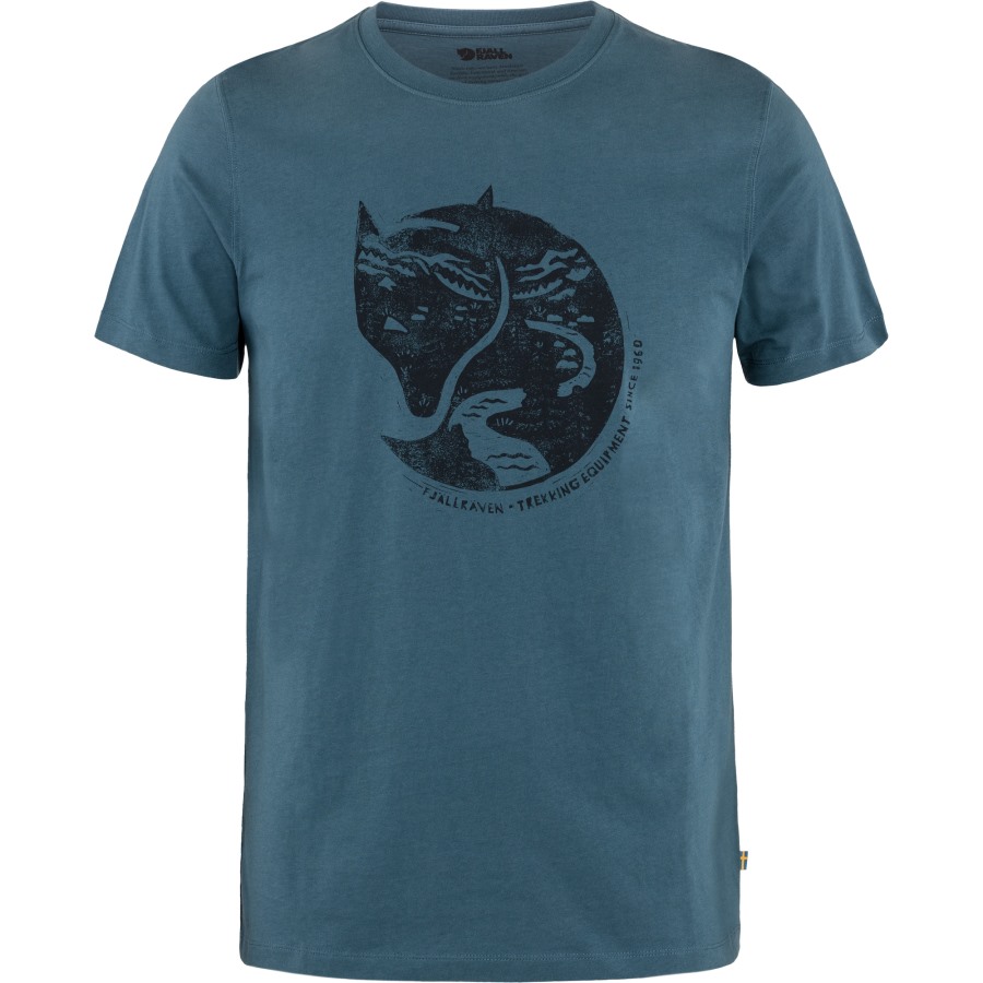 Indigo Blue Fjällräven Arctic Fox T-Shirt M