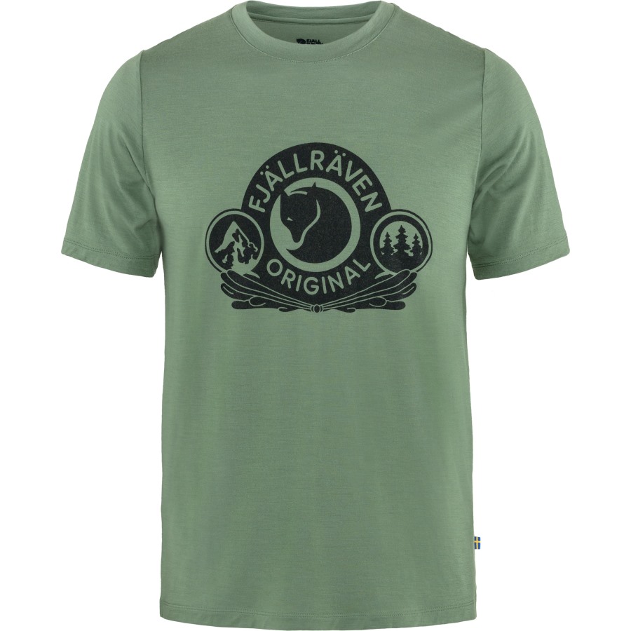Abisko Wool Classic Ss M Fjällräven Patina Green