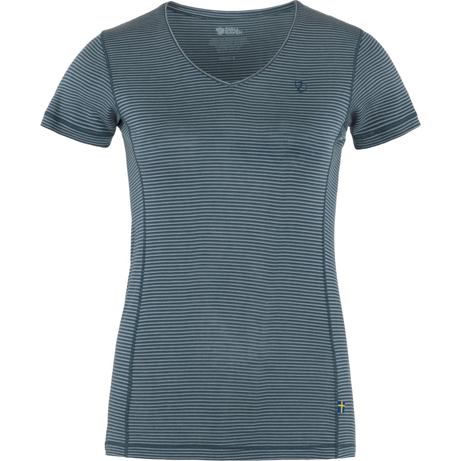 Indigo Blue Abisko Cool T-Shirt W Fjällräven Brand
