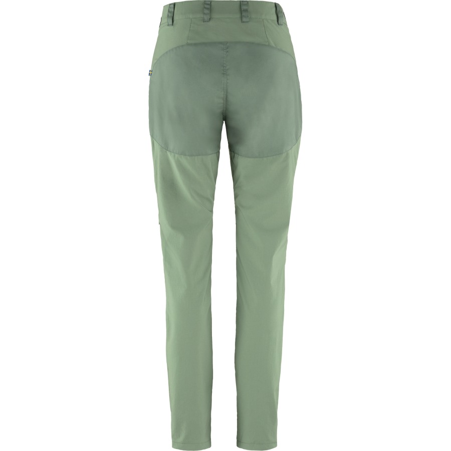 Jade Green-Patina Green Abisko Midsummer Trousers W Short Fjällräven