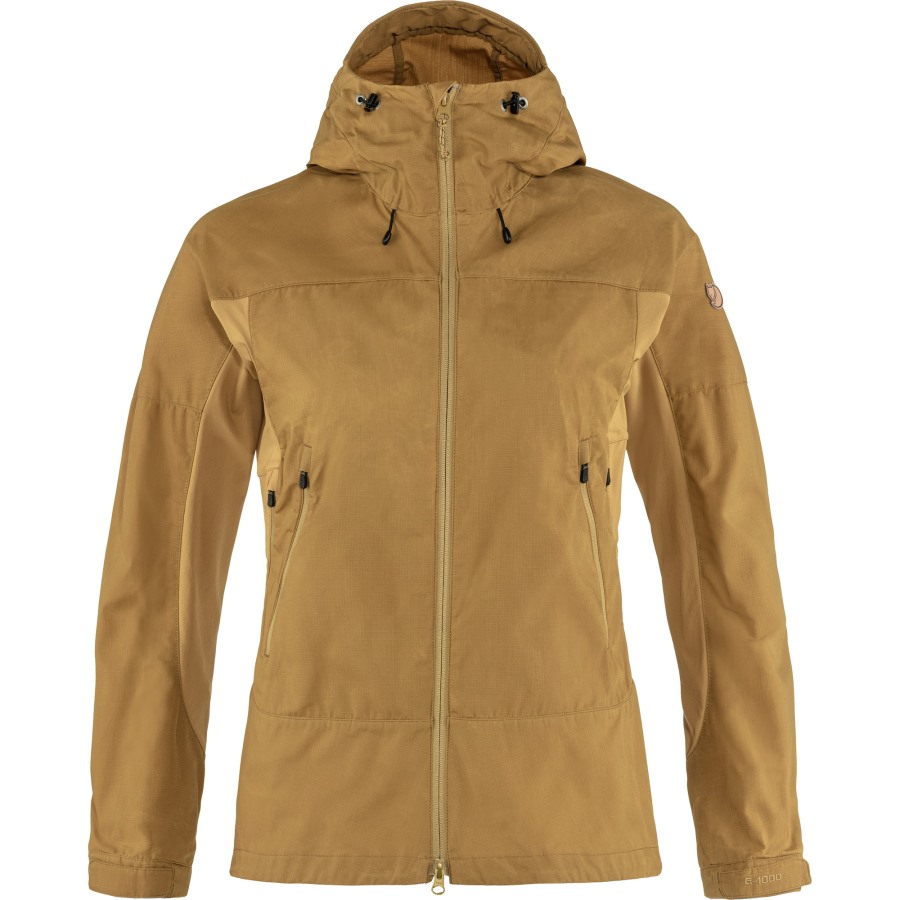 Buckwheat Brown Fjällräven Brand Abisko Lite Trekking Jacket W