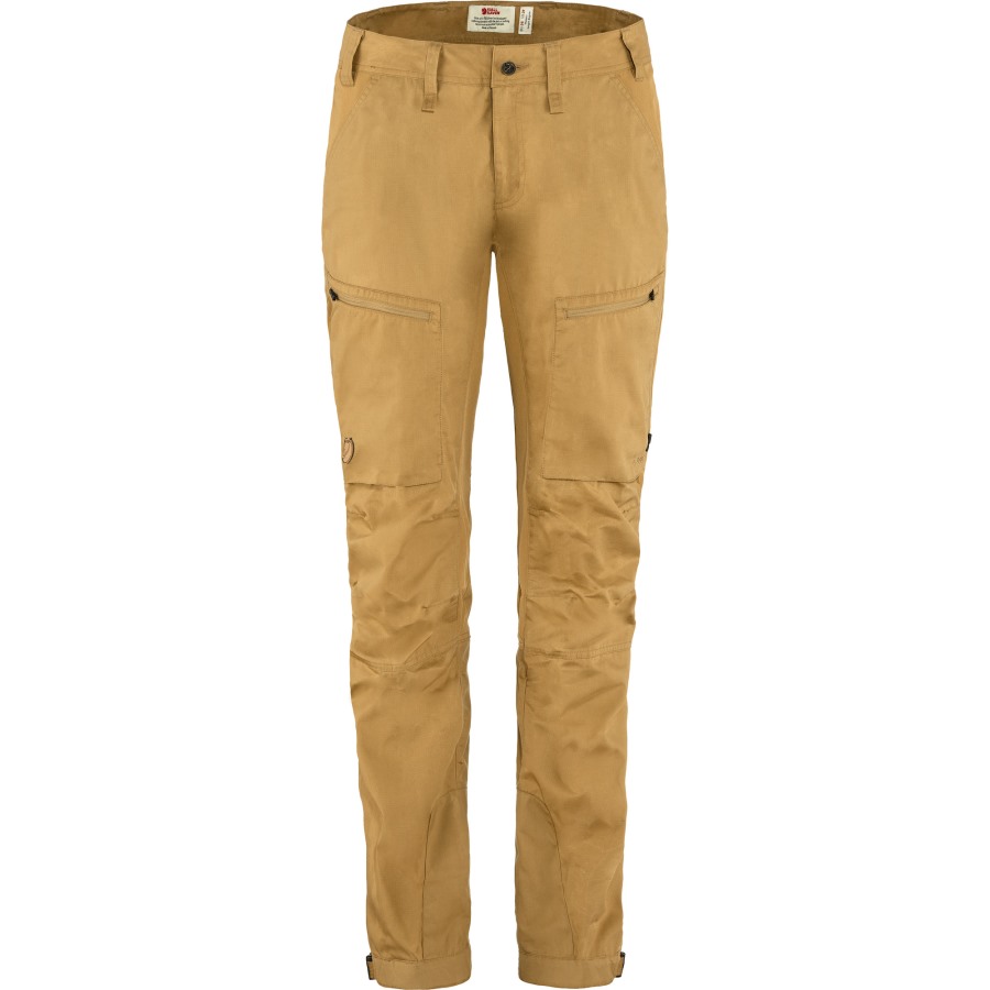 Abisko Lite Trekking Trousers W Short Fjällräven Buckwheat Brown